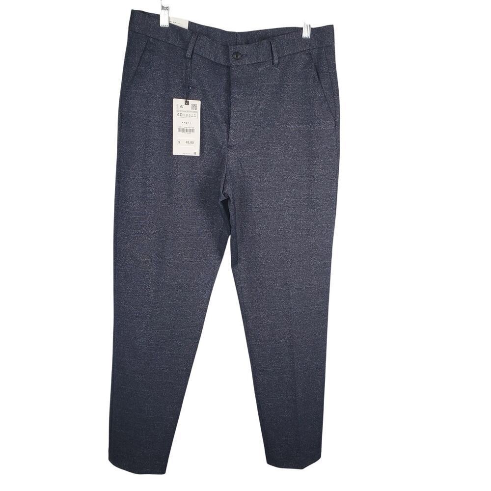 ZaraComfort Slim Fit Pants Trouser Sz 31 4-Way Stretch Business Preppy Casual